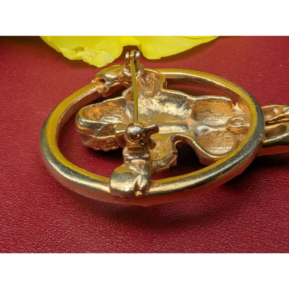 Vintage Pierrot Clown Brooch Pin, Hat Scarf Purse Pin - Picture 7 of 9